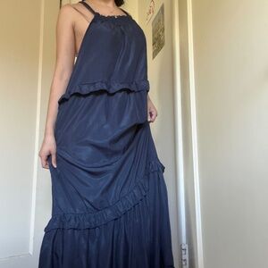 Flowy maxi boho style dress